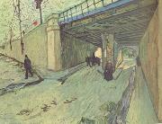 Vincent Van Gogh The Railway Bridge over Avenue Montmajour,Arles (nn04) china oil painting reproduction